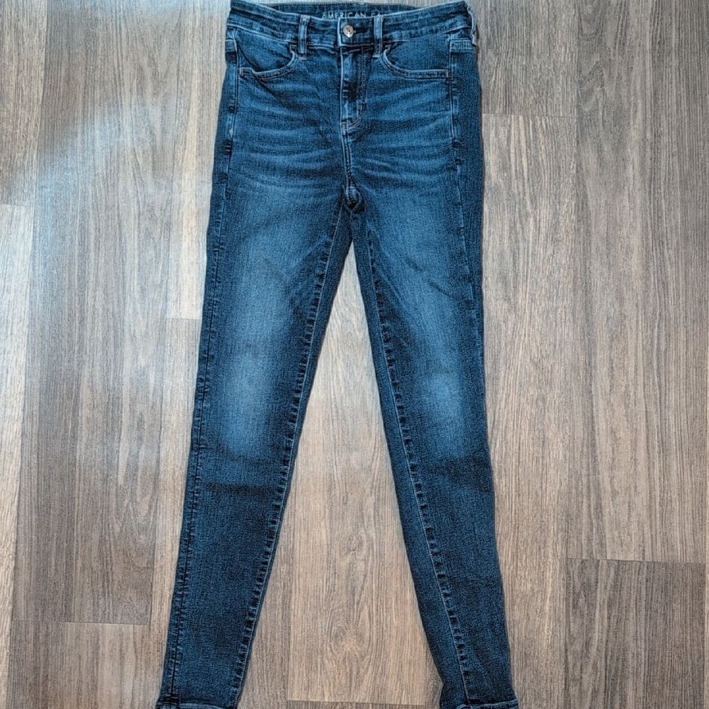 American Eagle Outfitters Dark Blue Skinny Jeans